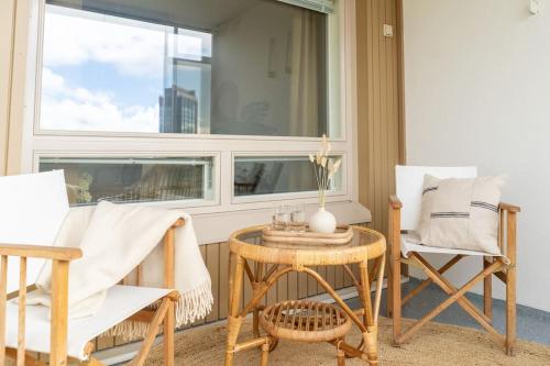 1br apartment in Leppävaara with balcony and sauna