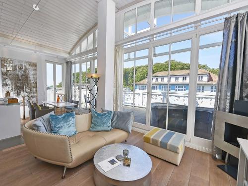 Balcony/terrace, Villa "Johanna" Sellin - Penthouse "Nautilus" mit Sauna und umlaufendem Balkon in Ostseebad Sellin