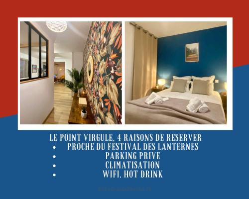 Le Point Virgule - Parking Privé - Climatisation - Location saisonnière - Montauban