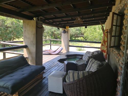 Balkons/terase, Kosi Bay Lake House in KwaMazambane