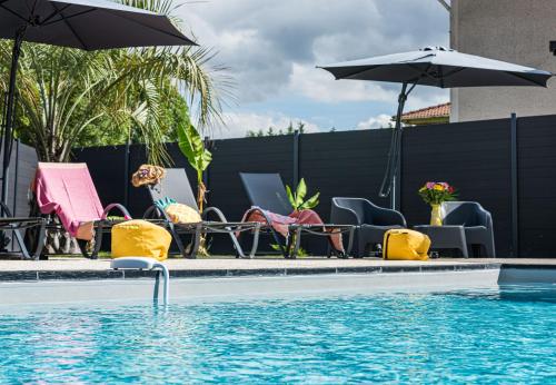 Villa des palmiers - Magnifique villa avec piscine privée et chauffée selon saison