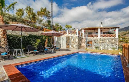  Amazing home in Frigiliana with WiFi, 3 Bedrooms and Swimming pool in Frigiliana