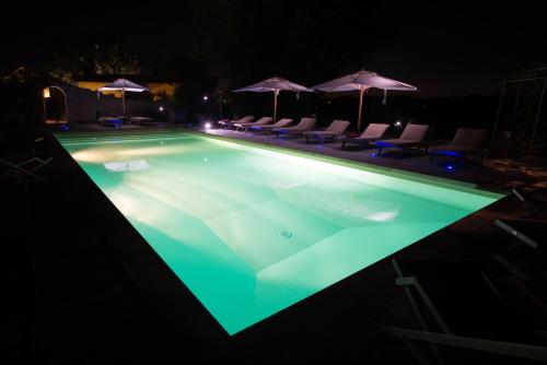 Swimming pool, Gite Domaine de Nazere in Avezan
