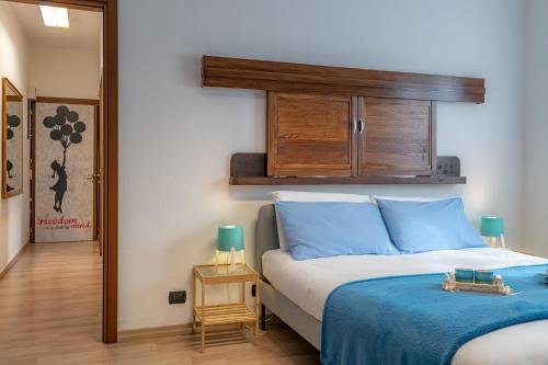 Bejárat, 50 négyzetméteres, 1 hálószobás Apartman 1 fürdőszobával Erba területén (Bilocale blue relax) in Erba