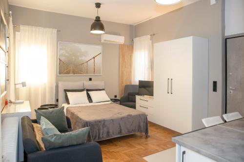 Rooftop studio with private terrace at Lycabettus Hill, Atenas (foto 4)
