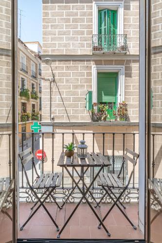 balkon/terras, Apartamentos Fucar in Madrid