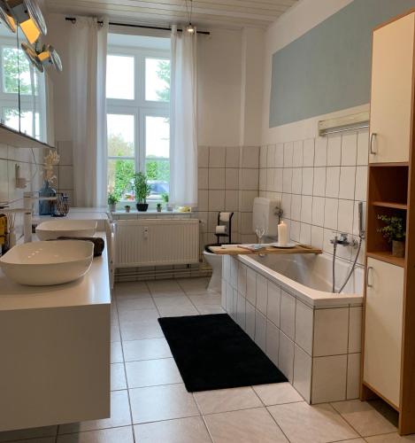 Vannituba, Chalet Heiderose SPA - Kamin, Sauna & Wellness in Kluis