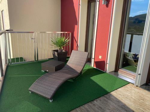 陽台/露台, Ferienhaus Auenblick DELUXE in 斯泰特费爾德