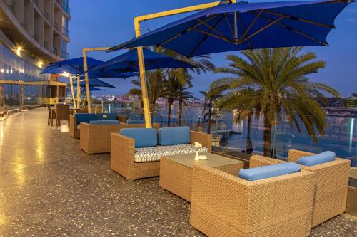 Rõdu/terrass, Helnan Palestine Hotel in Aleksandria