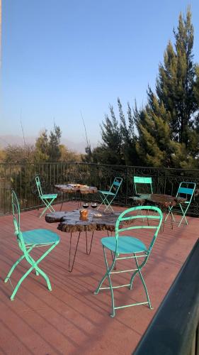 Balkons/terase, Terraza del Molle in San Carlos (Salta)