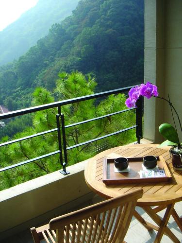Balcony/terrace, Cedarwood Villa in Miaoli