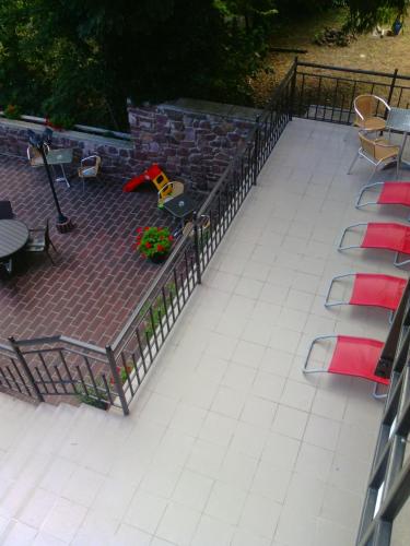 Balcony/terrace, Stan es Panzio in Balatonalmadi