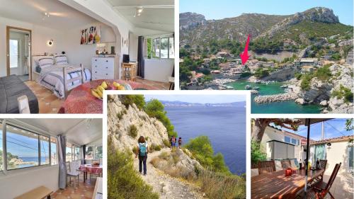 NOUVEAU Cabanon Calanque de Niolon vue mer et port - Apartment - Le Rove