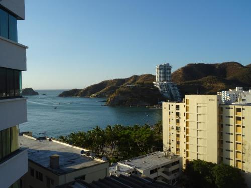 Apartment overlooking the beach in El Rodadero