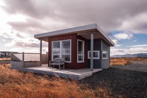 B&B Selfoss - Blue View Cabin 7B With private hot tub - Bed and Breakfast Selfoss