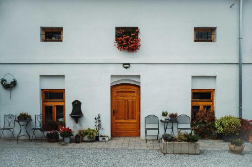 ČÁKYHO KÚRIA - mezonetový apartmán s krbom a saunami