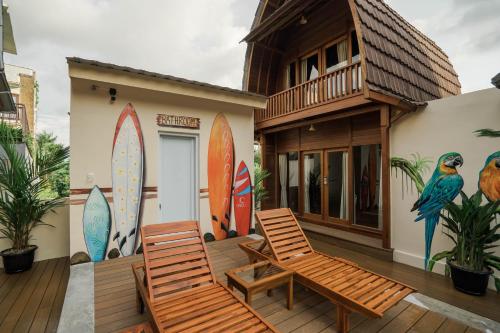 Vue extérieure, Andi Beach House in Bali