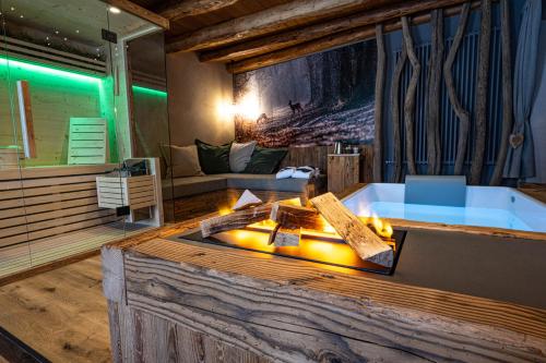 Sauna, Teverone Suites & Wellness in Chies d'Alpago