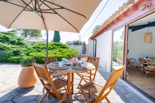 balkon/terras, La Piscine in Suze La Rousse