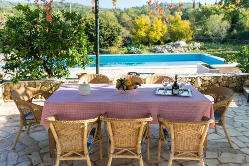 Rural villa Forest with private pool near Dubrovnik in Popovići