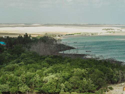 Casa Teçá - Vila com piscina na praia de Guriú