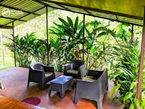 陽台/露台, Cabañas Montañas del Tenorio (Cabanas Montanas del Tenorio) in 瓜圖索