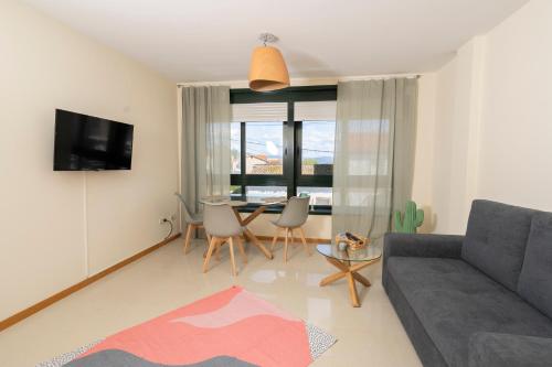 Apartamento Bertorella Playa de Langosteira en Finisterre con vistas al mar