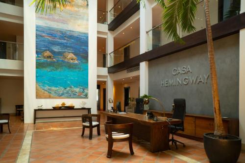 Lobby, Hotel Casa Hemingway in Juan Dolio