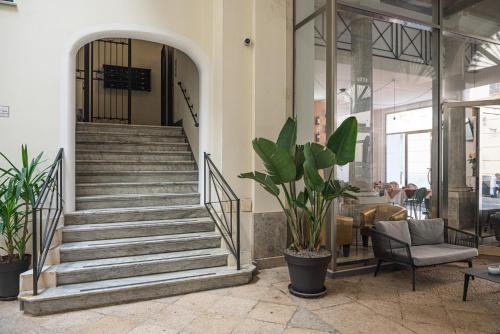 Lobby, Central Gallery Rooms- Palazzo D'Ali' Staiti XIX in Trapani