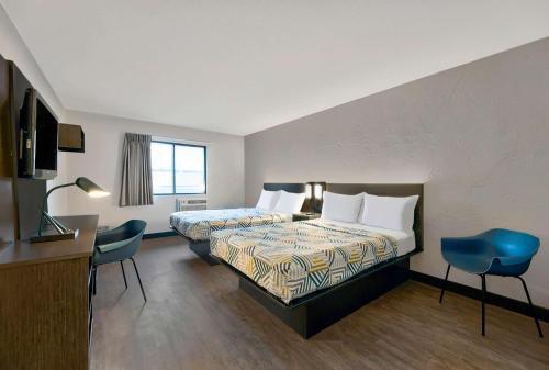 2 double beds
