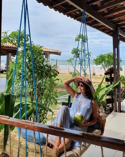 . Studio pé na areia com 2 quartos, sala e cozinha