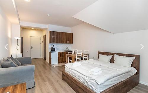 1 queen bed, 1 sofa bed