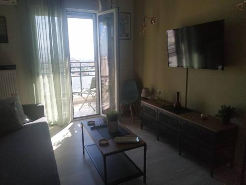 Athens view apartment near Metro station Agia Marina