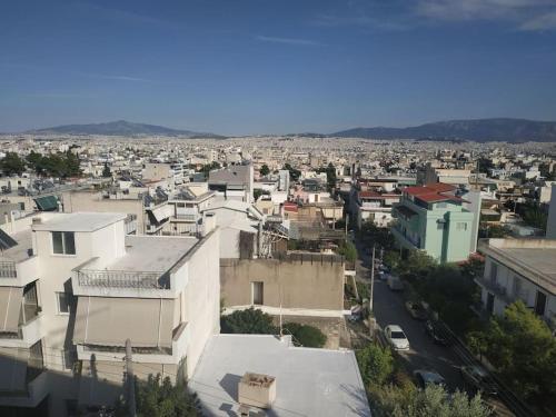 Athens view apartment near Metro station Agia Marina