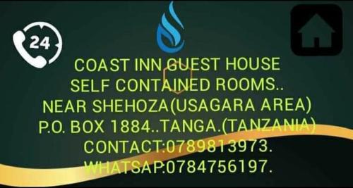 COAST INN GUEST HOUSE in Tanga