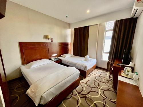 2 twin beds