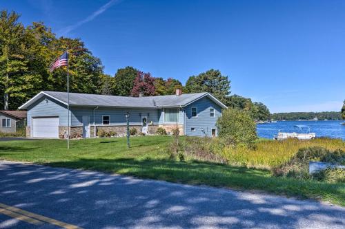 Lakefront Ludington Retreat with Kayaks and Fire Pit!