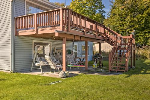 Lakefront Ludington Retreat with Kayaks and Fire Pit!