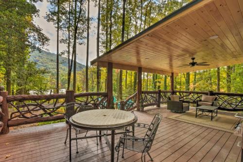 Clayton Retreat with Spacious Deck and Mtn Views! in Clayton, USA