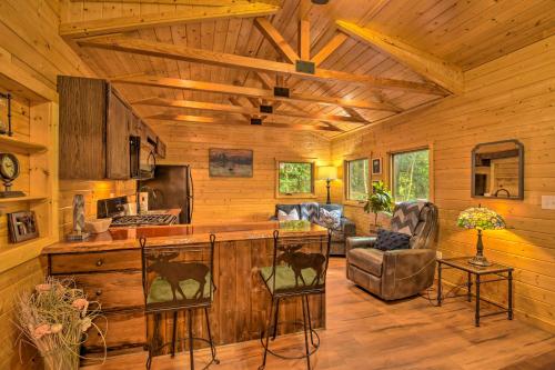 Clayton Retreat with Spacious Deck and Mtn Views! in Clayton, USA
