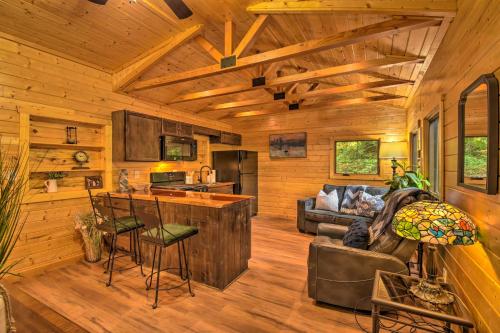 Clayton Retreat with Spacious Deck and Mtn Views! in Clayton, USA