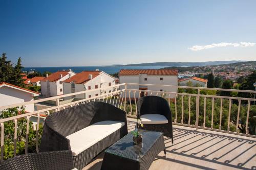 Erkély/terasz, Apartments TM in Krk