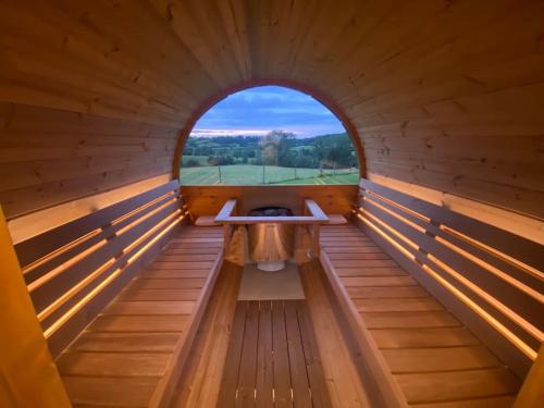 Sleeps 18 Double Decker Bus Hot Tub Sauna Cinema Pets in Irvinestown