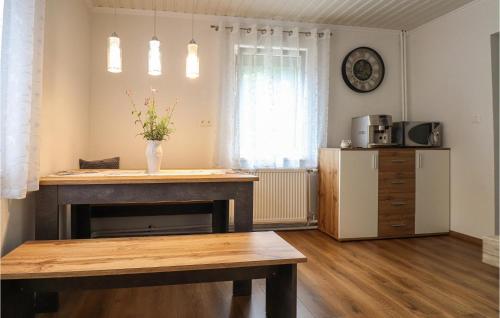 virtuve, Ruhige Ferienwohnung Loich in Loich