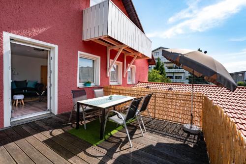 陽台/露台, Allgäutraum Ferienwohnung Nr. 9 (Allgautraum Ferienwohnung Nr. 9) in 杜拉赫