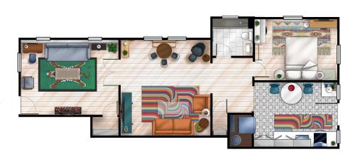 Deluxe 1 BR, BR/Office Apt Near Ybor & Downtown