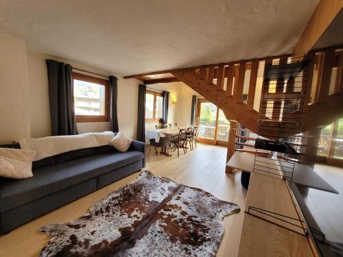 Duplex 3 pièces à Megève - Proche centre, 6-8 pers, balcon, piscine, wifi, garage. - FR-1-453-297, Megève