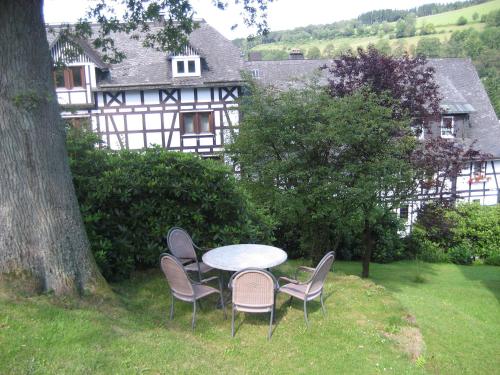 ระเบียง/ชานเรือน, Pension Hampel in ชมาลเลนเบิร์ก