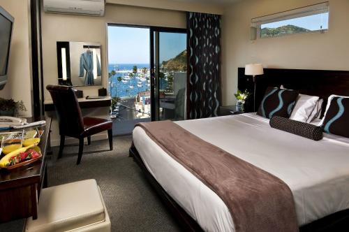 Bed, Aurora Hotel in Avalon (CA)