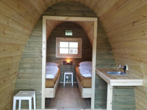 Luxe glamping "De Steenuil" met sauna